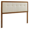 Modway MOD-6226 Draper Tufted Queen Fabric and Wood Headboard