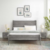 Modway MOD-6365-GRY-SET Georgia 3 Piece Queen Bedroom Set - Gray