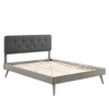 Modway MOD-6388 Bridgette Queen Wood Platform Bed With Splayed Legs