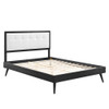 Modway MOD-6638 Willow King Wood Platform Bed With Splayed Legs