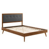 Modway MOD-6638 Willow King Wood Platform Bed With Splayed Legs