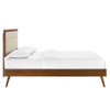 Modway MOD-6638 Willow King Wood Platform Bed With Splayed Legs