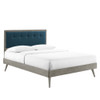 Modway MOD-6639 Willow Twin Wood Platform Bed With Splayed Legs