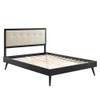 Modway MOD-6639 Willow Twin Wood Platform Bed With Splayed Legs