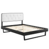 Modway MOD-6643 Bridgette Full Wood Platform Bed With Angular Frame