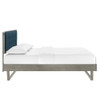 Modway MOD-6644 Bridgette King Wood Platform Bed With Angular Frame