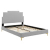 Modway MOD-6703 Lindsey Performance Velvet Queen Platform Bed