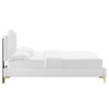 Modway MOD-6745 Juniper Channel Tufted Performance Velvet Full Platform Bed