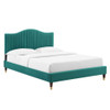 Modway MOD-6749 Juniper Channel Tufted Performance Velvet King Platform Bed