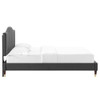 Modway MOD-6749 Juniper Channel Tufted Performance Velvet King Platform Bed