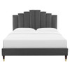 Modway MOD-6875 Elise King Performance Velvet Platform Bed