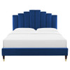 Modway MOD-6875 Elise King Performance Velvet Platform Bed