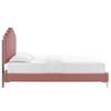 Modway MOD-6881 Elise King Performance Velvet Platform Bed