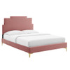 Modway MOD-6901 Lindsey Performance Velvet Full Platform Bed