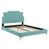 Modway MOD-6901 Lindsey Performance Velvet Full Platform Bed