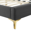 Modway MOD-6901 Lindsey Performance Velvet Full Platform Bed