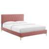 Modway MOD-6928 Phillipa Performance Velvet King Platform Bed