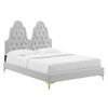 Modway MOD-6931 Alexandria Tufted Performance Velvet Twin Platform Bed