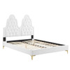 Modway MOD-6931 Alexandria Tufted Performance Velvet Twin Platform Bed