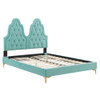 Modway MOD-6937 Alexandria Tufted Performance Velvet King Platform Bed