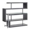 ACME 93181 Buck Ii Gray Desk with Shelf