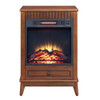 ACME AC00852 Hamish Walnut Cabinet with Fireplace