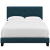 Modway Amira Twin Upholstered Fabric Bed MOD-5999-AZU Azure
