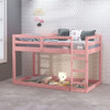 ACME BD00768 Gaston Ii Pink Twin Loft Bed