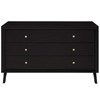 Modway Providence Three-Drawer Dresser or Stand MOD-6059-CAP Cappuccino