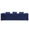 ACME LV00366 Bovasis Blue Sofa with 5 Pillow