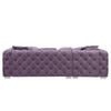 ACME LV00389 Qokmis Purple Sectional Sofa with 6 Pillows