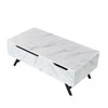 ACME LV00830 Throm White Coffee Table with Lift Top