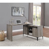 ACME OF00005 Zakwani Gray Oak Writing Desk