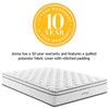 Modway Jenna 8" Queen Innerspring Mattress White MOD-6135-WHI