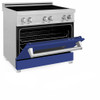 ZLINE 36" 4.6 cu. ft. Induction Range with a 4 Element Stove and Electric Oven in Blue Matte (RAINDS-BM-36)