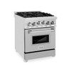 ZLINE 24" 2.8 cu. ft. Range with Gas Stove and Gas Oven in Fingerprint Resistant Stainless Steel (RG-SN-24) RG-SN-24