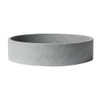 ALFI brand ABCO17R 17" Round Solid Concrete Gray Matte Above Mount Bathroom Sink