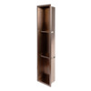 ALFI brand ABNP0836-BC 8" x 36" Brushed Copper PVD Stainless Steel Vertical Triple Shelf Shower Niche