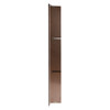 ALFI brand ABNP0836-BC 8" x 36" Brushed Copper PVD Stainless Steel Vertical Triple Shelf Shower Niche