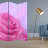 1 x 48 x 72 Multi Color Wood Canvas Flourish  Screen