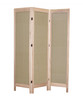 1 x 48 x 67 Beige Wood & Fabric - Screen