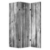 1" x 48" x 72" Multi Color Distressed Wood Canvas  Screen