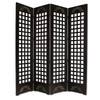 1" x 84" x 84" Brown Wood Omega  Screen