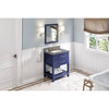 30" Hale Blue Wavecrest Vanity, Boulder Cultured Marble Vanity Top, undermount rectangle bowl