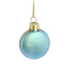 MACAROON ORNAMENTS, GLASS - SET OF 5, ASSORTED - GOLD, RED, BLUE, GREEN, PINK