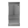 Forno Moena French Door Refrigerator with Grill Trim Kit - Built-in Look FFRBI1820-40SG