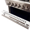 Forno Capriasca - 30" Titanium Gas Range with White door FFSGS6260-30WHT