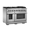 Forno Capriasca - 48" Titanium Gas Range, 8 burner, with professional oven FFSGS6260-48 