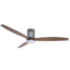 Forno Tripolo 66" Titanium Body & Black Walnut Wood Blade Voice Activated Smart Ceiling Fan. CF00266-TTR