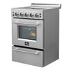 Forno Nettuno 24" Pro-style Electric Range 4 Burners 6,000w FFSEL6090-24